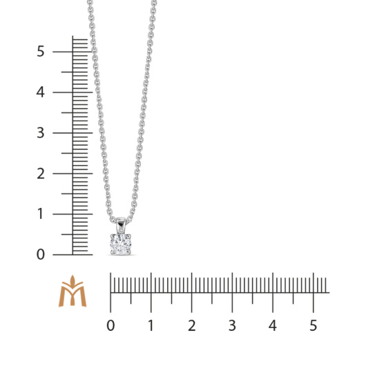 Колье с бриллиантом