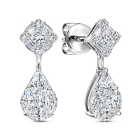 Серьги с бриллиантами - фото 1