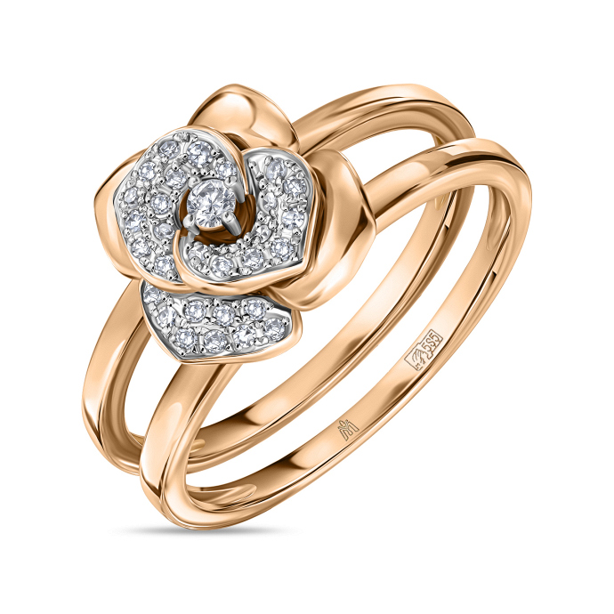 Кольцо с бриллиантами - фото 3