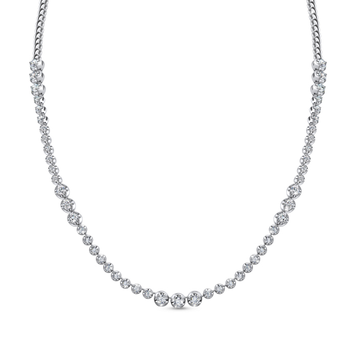 Колье с бриллиантом - фото 1