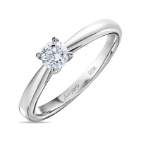 Кольцо с бриллиантом - фото 1 Кольцо с бриллиантом - фото 1