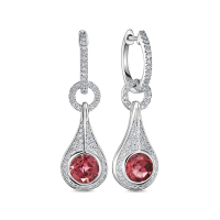 Серьги с бриллиантами и турмалинами - фото 1 Серьги с бриллиантами и турмалинами - фото 1