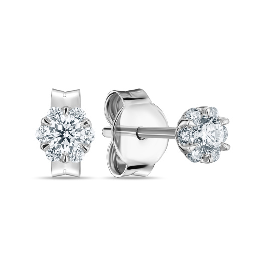 Серьги с бриллиантом