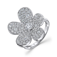 Кольцо с бриллиантами - фото 1