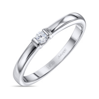 Кольцо с бриллиантом - фото 1