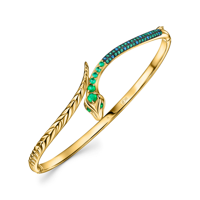 Браслет с агатами и фианитами - фото 1