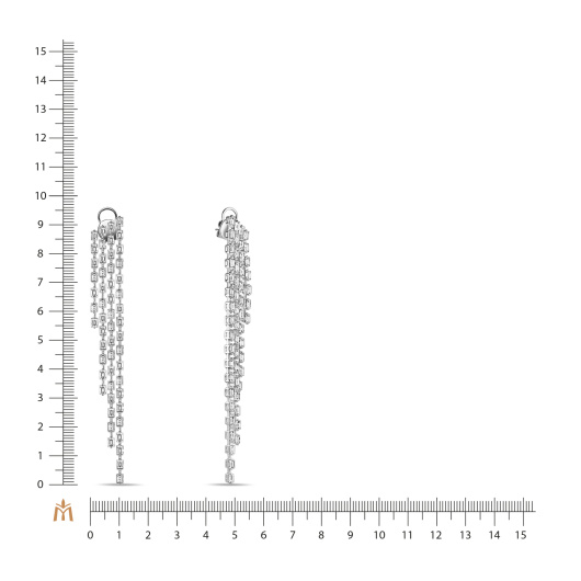 Серьги с бриллиантами