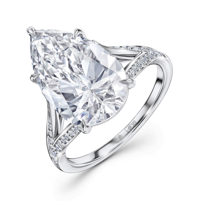 Кольцо с бриллиантом - фото 1