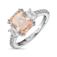 Кольцо с бриллиантом - фото 1