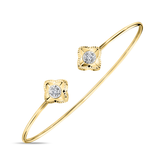 Браслет жесткий с бриллиантами - фото 1 Браслет жесткий с бриллиантами - фото 1