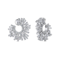 Серьги с бриллиантами - фото 1