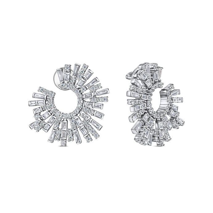 Серьги с бриллиантами - фото 1
