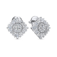 Серьги с бриллиантами - фото 1 Серьги с бриллиантами - фото 1