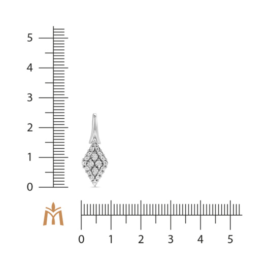 Подвеска с бриллиантами