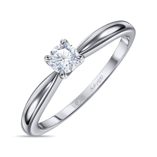 Кольцо с бриллиантом