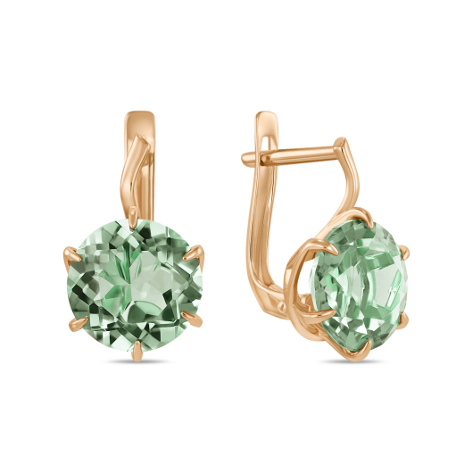 Серьги с аметистами