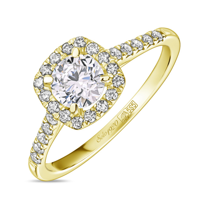 Кольцо с бриллиантами - фото 1 Кольцо с бриллиантами - фото 1