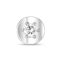 Моносерьга с бриллиантом - фото 1