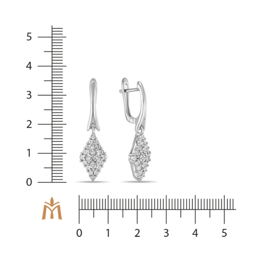 Серьги с бриллиантами