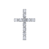 Крест с бриллиантами - фото 1 Крест с бриллиантами - фото 1