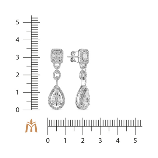 Серьги с бриллиантами