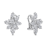 Серьги с бриллиантами - фото 1