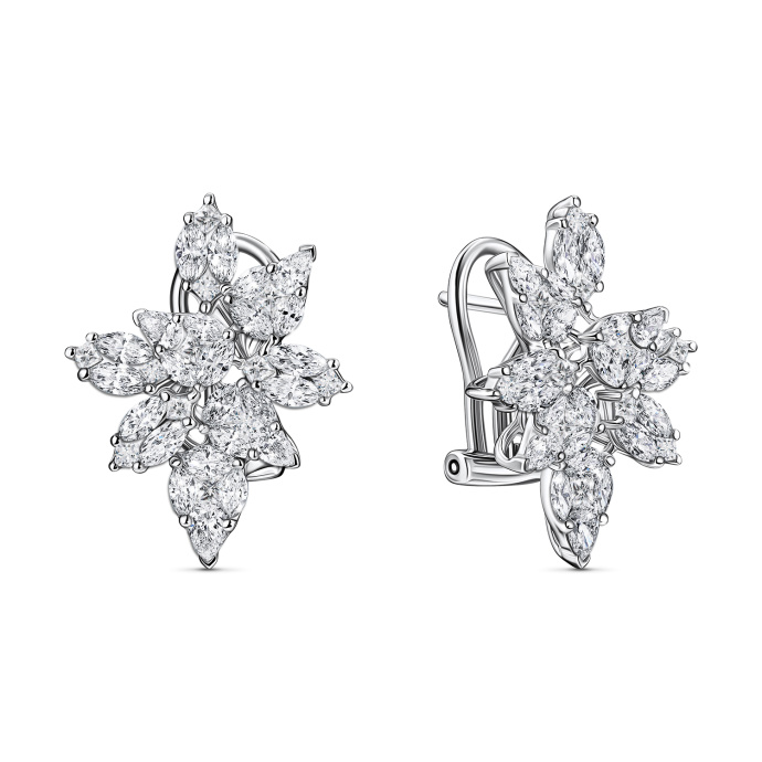 Серьги с бриллиантами - фото 1