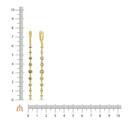 Серьги с сваровски
