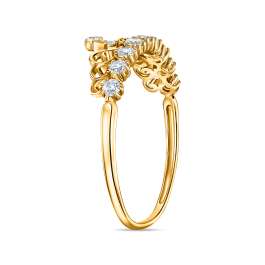 Кольцо с фианитами