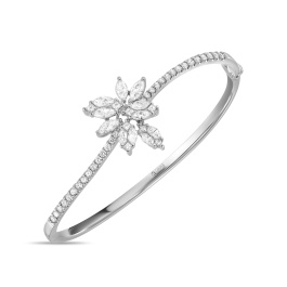 Браслет жесткий с бриллиантами