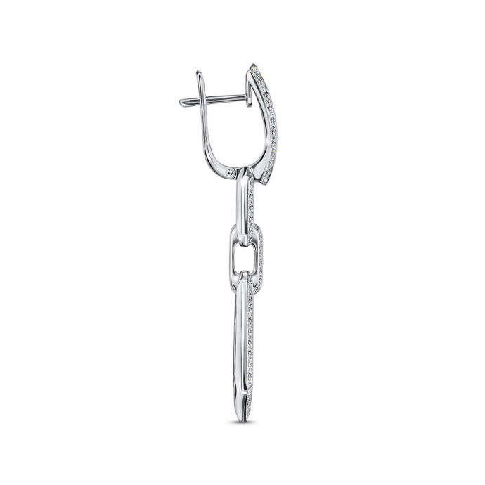 Серьги с бриллиантами - фото 2