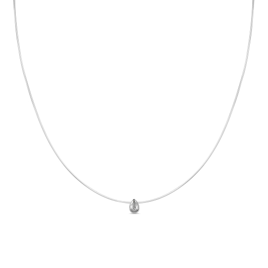 Колье с фианитом