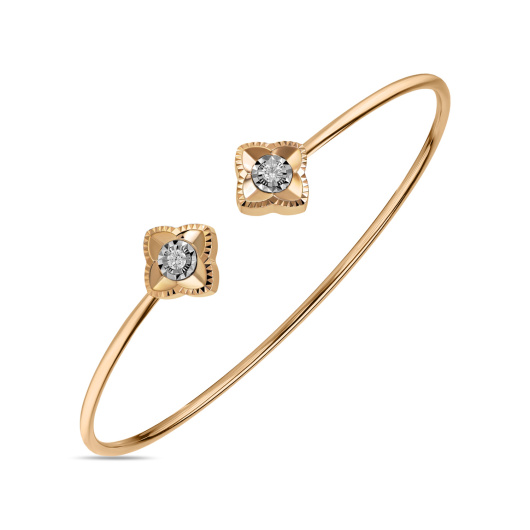 Браслет жесткий с бриллиантами