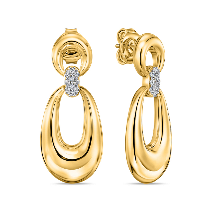 Серьги с бриллиантом - фото 1 Серьги с бриллиантом - фото 1