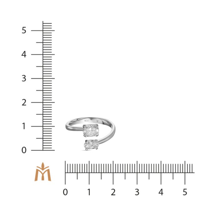 Кольцо с бриллиантом - фото 2
