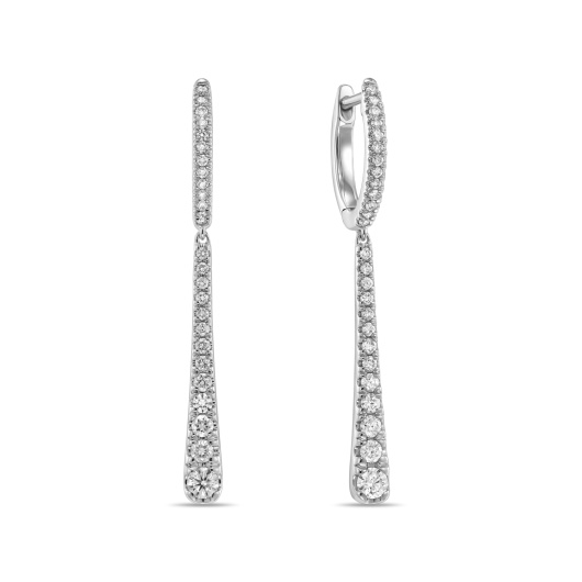 Серьги с бриллиантом