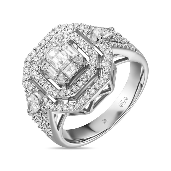 Кольцо с бриллиантами - фото 1 Кольцо с бриллиантами - фото 1