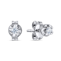 Серьги с бриллиантами - фото 1