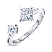 Кольцо с бриллиантами - фото 1