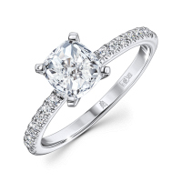 Кольцо с бриллиантами - фото 1