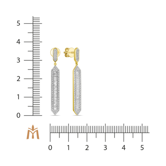 Серьги с бриллиантами