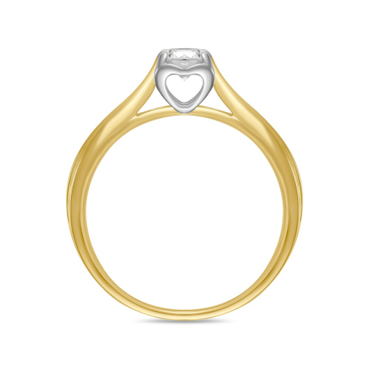 Кольцо с бриллиантом