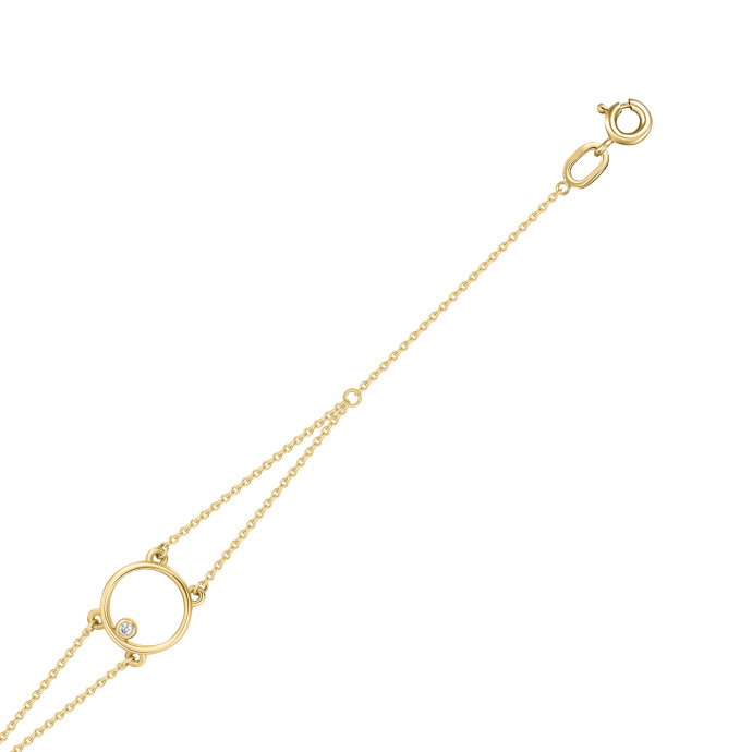 Браслет с бриллиантом - фото 1