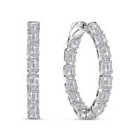 Серьги с бриллиантами - фото 1