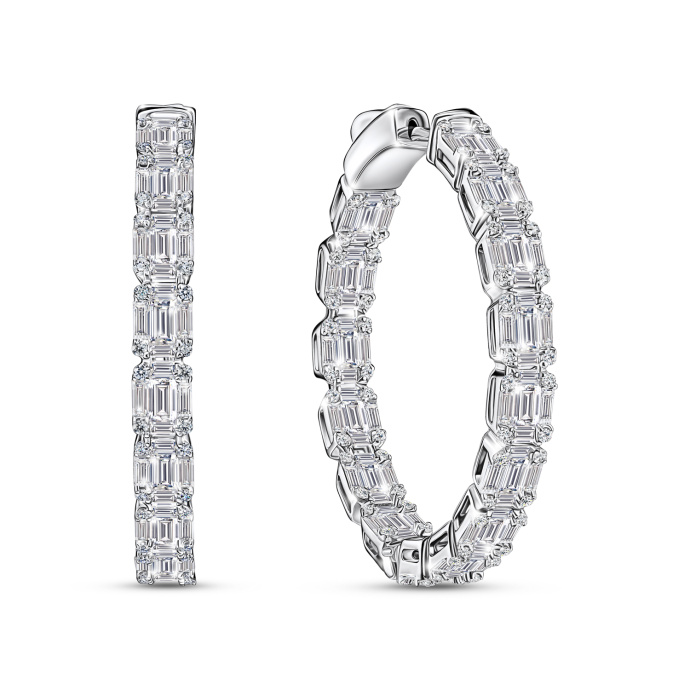 Серьги с бриллиантами - фото 1