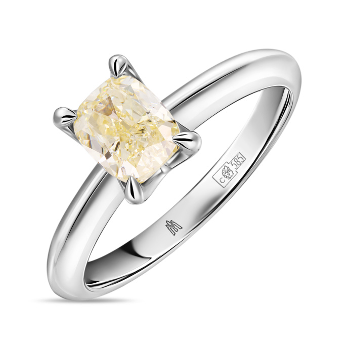 Кольцо с бриллиантом - фото 1