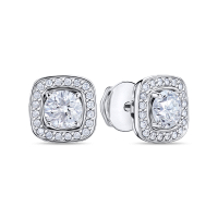 Серьги с бриллиантами - фото 1