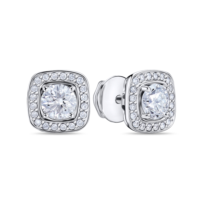 Серьги с бриллиантами - фото 1