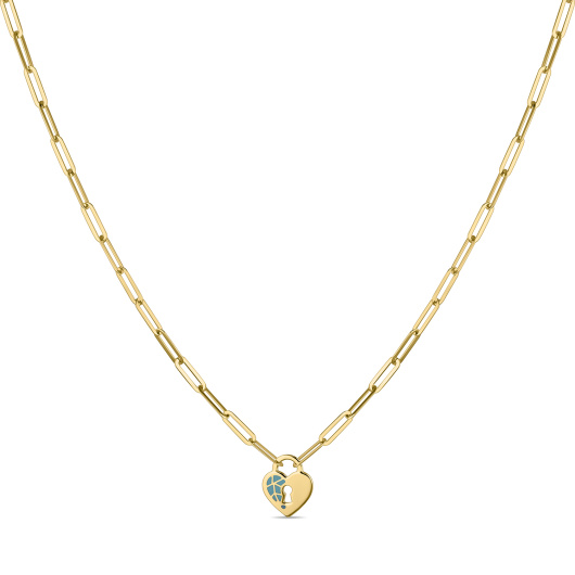 Колье с эмалью