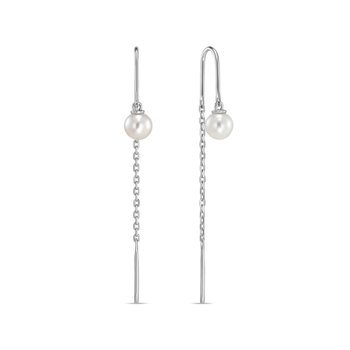 Серьги с жемчугом - фото 1